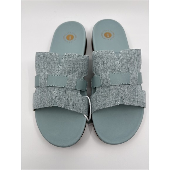 Waco Womens Light Blue Lisbon Comfort Sandal Size 12D Spring Summer NEW - Picture 2 of 5